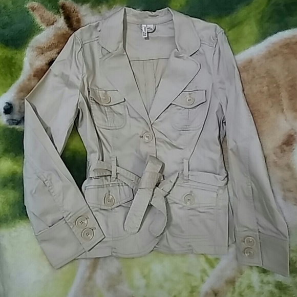 John's Bay Trench Coat Size L - Picture 4 of 8